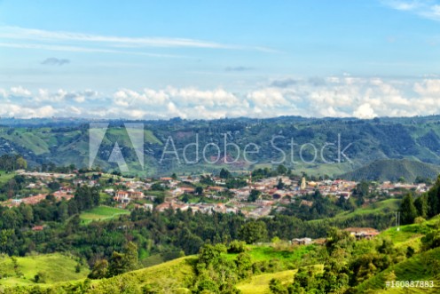 Picture of Morning View of Salento Colombia
